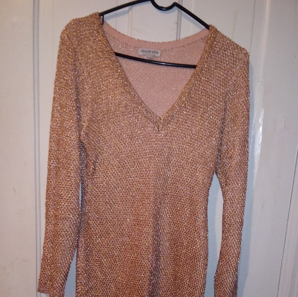 Heavy duty metallic dress